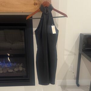 Gorgeous Brand new with Tags Bailey halter pleather dress